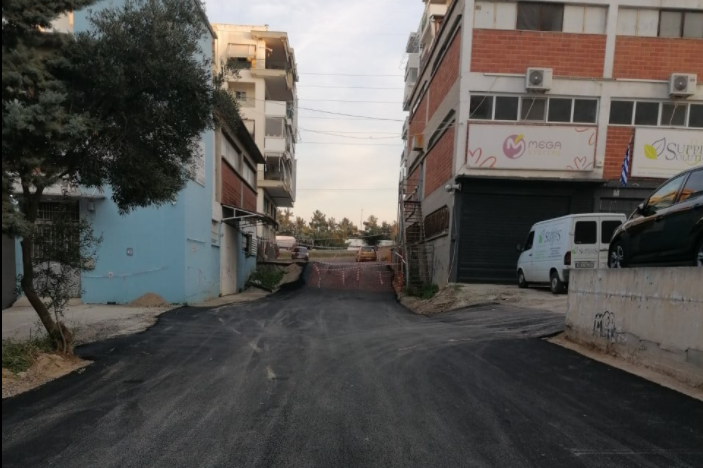 Ασφαλτοστρώθηκαν δύο δρόμοι στον Δ.Κορδελιού-Ευόσμου