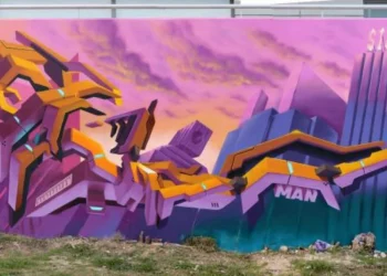 Θεσσαλονίκη: Εντυπωσιακό γκράφιτι 35 μέτρων -Δημιουργήθηκε από έναν καλλιτέχνη στην Καλαμαριά