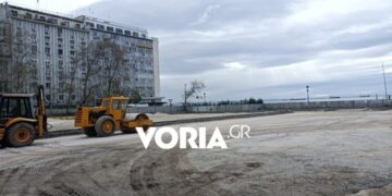 Θεσσαλονίκη: Χώρος για δωρεάν πάρκινγκ προσωρινά η Πλατεία Ελευθερίας – Ξεκίνησαν οι εργασίες