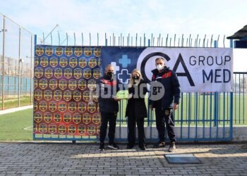 G.A. Group Med: Δωρεά Απινιδωτή στην Αθλητική Ένωση Ευόσμου