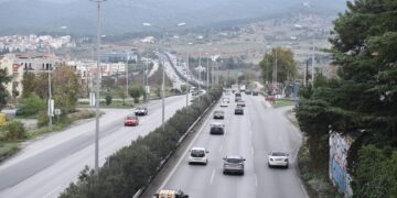 Eργασίες ασφαλτόστρωσης και σήμερα το βράδυ στον Περιφερειακό της Θεσσαλονίκης