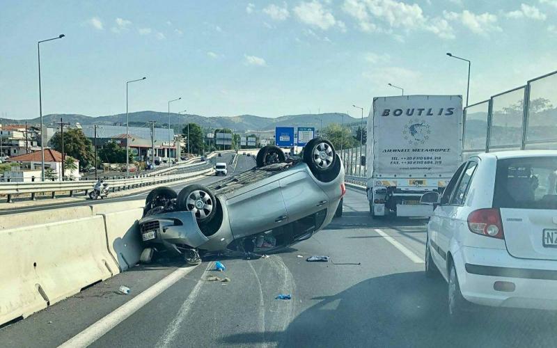Τροχαίο στον Περιφερειακό της Θεσσαλονίκης – Μεγάλο μποτιλιάρισμα