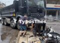Μοναστηρίου: Τρελή πορεία φορτηγού – Έπεσε πάνω σε παρκαρισμένα (Eικόνες)