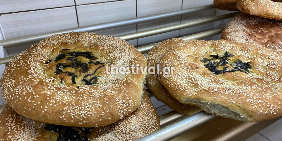 Φούρνος στη Θεσσαλονίκη φτιάχνει λαγάνα με ντολμαδάκια κι εντυπωσίασε τον Κυριάκο Μητσοτάκη (Εικόνες)