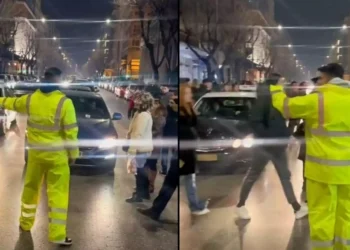 Θεσσαλονίκη – Γραφικότητα: Μασκαρεύτηκαν τροχονόμοι και σταμάτησαν την κυκλοφορία στην Τσιμισκή, επικό βίντεο