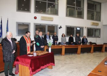 Κοπή Βασιλόπιτας των μέλων του Δημοτικού Συμβουλίου Κορδελιού – Ευόσμου – Το φλουρί στον Καμαρινό (Εικόνες)