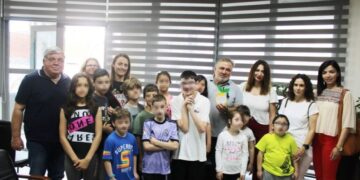 Οι μαθητές του 3ου Ειδικού Δημοτικού Σχολείου Ευόσμου στον Κλ.Μανδαλιανό