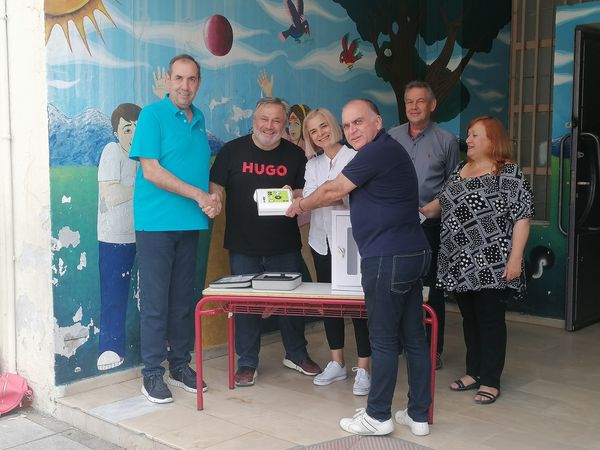 Ακόμη ένα σχολείο του Δ.Κορδελιού Ευόσμου εξοπλίστηκε με απινιδωτή
