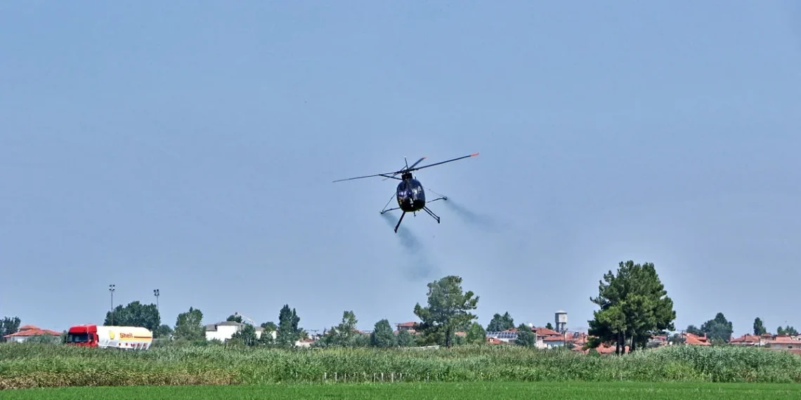 Ψεκασμοί από αέρος για τα κουνούπια