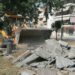 Εργασίες για την διάνοιξη της οδού Μαιάνδρου