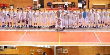 Με ξίφη, σπαθιά, άσπρες φουσκωτές φόρμες γέμισε το Δημοτικό Αθλητικό Κέντρο Ευόσμου
