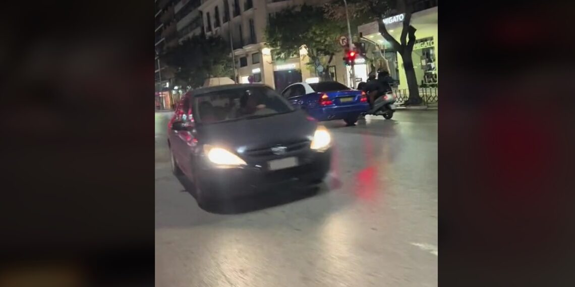 Απίστευτο κι όμως… Σαλωνικιώτικο: Αυτοκίνητο μπήκε κόντρα στην Τσιμισκή! (video)