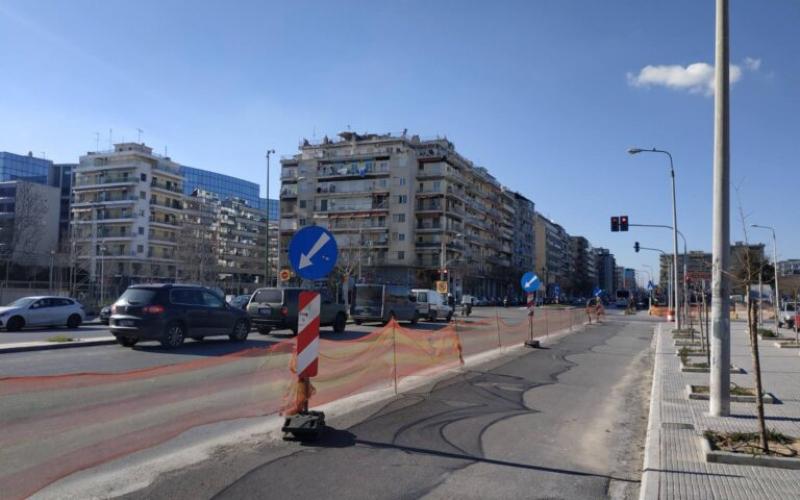 Μετρό Θεσσαλονίκης: Στην κυκλοφορία από αύριο η δεξιά λωρίδα στη Μοναστηρίου