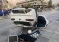 Εύοσμος: Απίστευτο τροχαίο – Το αυτοκίνητο αναποδογύρισε και ο οδηγός γελούσε στην κάμερα