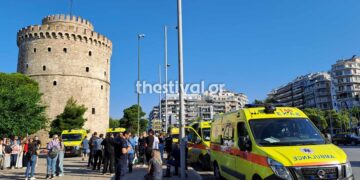 Στη Χαλκιδική 8 από τα 20 ασθενοφόρα της Θεσσαλονίκης – Κραυγή αγωνίας από τους διασώστες (video)