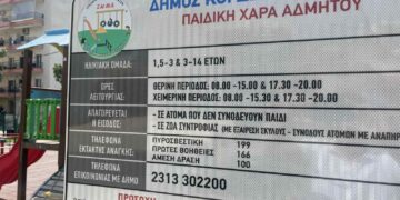 Δήμος Κορδελιού Ευόσμου: Πιστοποιήθηκαν με ειδικό σήμα καταλληλότητας και οι 36 παιδικές χαρές