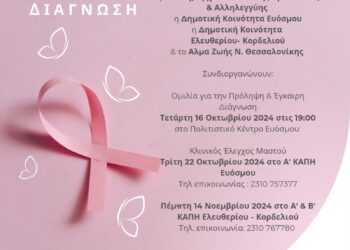 Πολιτιστικές και Εθελοντικές Δράσεις Ευαισθητοποίησης για την Πρόληψη του Καρκίνου του Μαστού