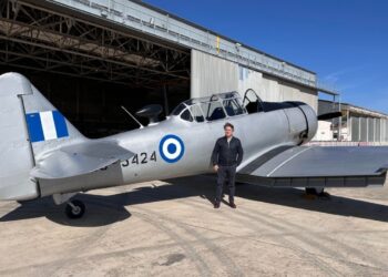 Θεσσαλονίκη: Επιστρέφει στους ελληνικούς αιθέρες το ιστορικό αεροσκάφος Ηarvard – Θα πετάξει πρώτη φορά με το Spitfire