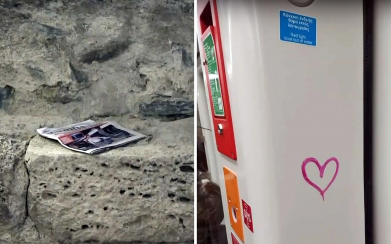 Μετρό Θεσσαλονίκης: Τα πρώτα παρατράγουδα από επιβάτες – Δείτε εικόνες