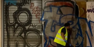 Εύοσμος: Χειροπέδες σε τρία άτομα που ζωγράφιζαν γκράφιτι σε υπόγεια διάβαση