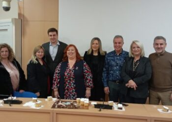 Ο Εμπορικός Σύλλογος Ελευθερίου Κορδελιού έκοψε τη βασιλόπιτα