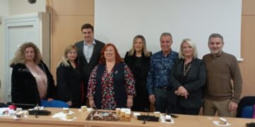 Ο Εμπορικός Σύλλογος Ελευθερίου Κορδελιού έκοψε τη βασιλόπιτα