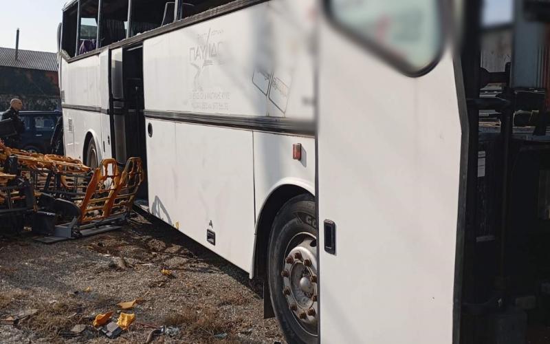 «Πέταξαν» λεωφορείο στο Κορδελιό – Το διέλυσαν για ανταλλακτικά