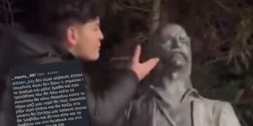 Θεσσαλονίκη: “Θα ζητήσω συγγνώμη γονατιστός” λέει ο νεαρός που βανδάλισε τον αδριάντα του ήρωα στο Κορδελιό