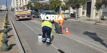 Θεσσαλονίκη: Ξεκίνησε το ξήλωμα του ποδηλατόδρομου στη λεωφόρο Νίκης (φωτο+videos)