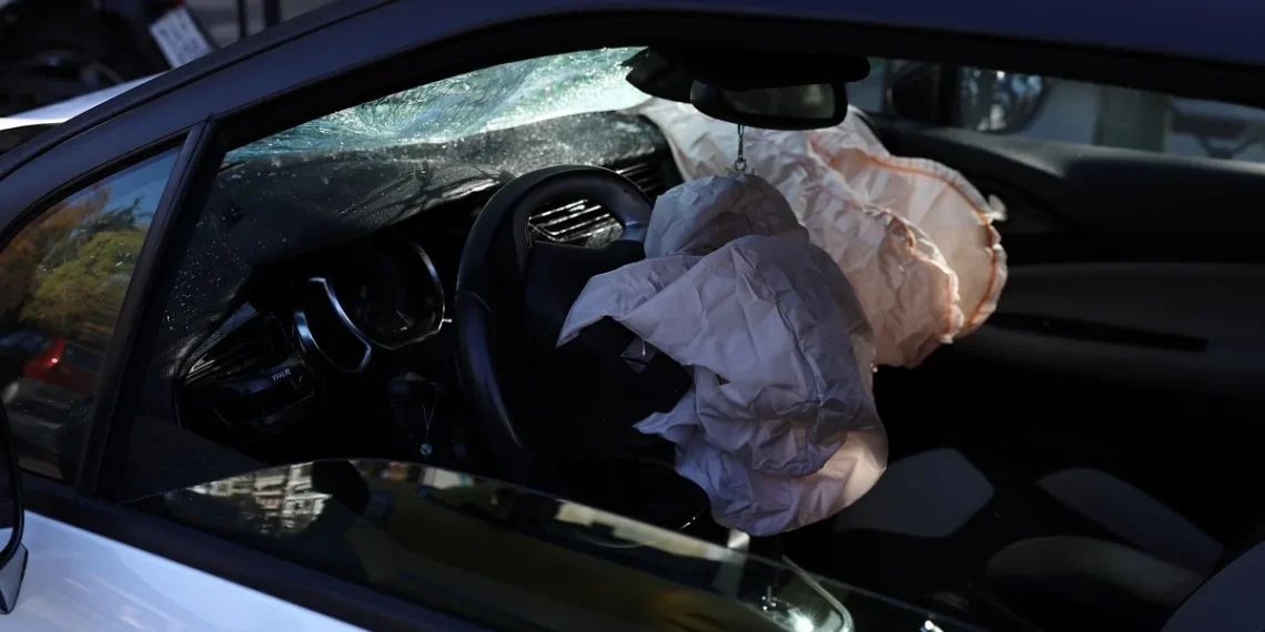 Θεσσαλονίκη: Σοβαρό τροχαίο με τραυματίες – Αυτοκίνητο καρφώθηκε σε κολόνα