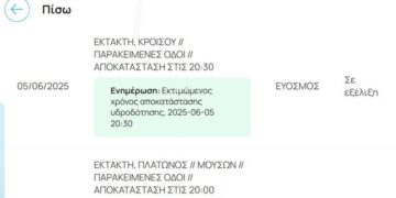 Δήμος Κορδελιού – Ευόσμου: Η τελευταία ενημέρωση της ΕΥΑΘ για τις έκτακτες βλάβες και τις εργασίες αποκατάστασής τους