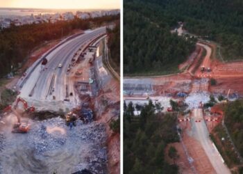 H στιγμή που «πέφτει» η Γέφυρα στην Τούμπα – Δείτε τη νέα εικόνα από ψηλά