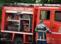 Θεσσαλονίκη: Στις φλόγες νταλίκα στο Δερβένι – Μποτιλιάρισμα στο σημείο (φωτο & video)