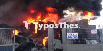 Καβαλάρι: Φωτιά σε επιχείρηση λίγο έξω από τη Θεσσαλονίκη