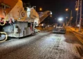 Συνεχίζονται οι νυχτερινές εργασίες στη Λεωφόρο Μίκη Θεοδωράκη