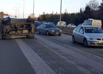 Τροχαίο με εκτροπή ΙΧ και τραυματία – Πού έγινε το ατύχημα