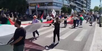 Θεσσαλονίκη: Κινητοποίηση για την Παλαιστίνη