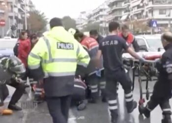 Τροχαίο με διανομέα φαγητού στο Ωραιόκαστρο- Ανετράπη η μηχανή που οδηγούσε