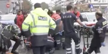 Τροχαίο με διανομέα φαγητού στο Ωραιόκαστρο- Ανετράπη η μηχανή που οδηγούσε
