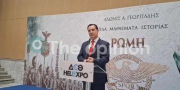 Άδωνις Γεωργιάδης: Κοσμοσυρροή στο Βελλίδειο στην παρουσίαση του βιβλίου του «Ρώμη»