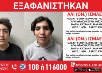 Εξαφανίστηκαν 2 ανήλικοι στη Θεσσαλονίκη – Ποιοι είναι, η ζωή τους σε κίνδυνο (Εικόνες