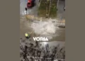 Θεσσαλονίκη: Βίντεο με τον αγωγό ύδρευσης που έσκασε και τραυμάτισε τέσσερις εργαζόμενους της ΕΥΑΘ