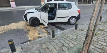 Θεσσαλονίκη: Μεθυσμένος προκάλεσε τροχαίο στο κέντρο – Έπεσε πάνω σε ΙΧ