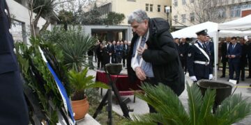Λευτέρης Αλεξανδρίδης: Φόρο τιμής απέτισε στη μνήμη των πεσόντων Αστυνομικών