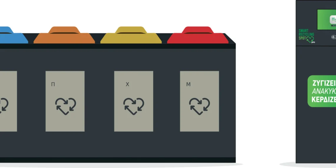 Γωνίες Ανακύκλωσης έξι ρευμάτων στον δήμο Αμπελοκήπων Μενεμένης
