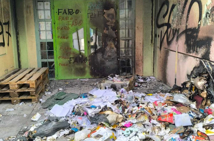 Προσπάθεια πυρπόλησης του 25ου Δημοτικού Σχολείου Ευόσμου