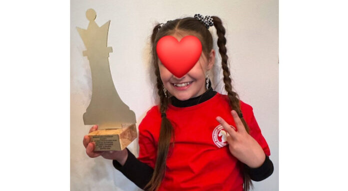 Πρωτιά για την Ευοσμίτισσα Αντωνία Λεβεντίδου του Σκακιστικού Συλλόγου δήμου Κορδελιού Ευόσμου