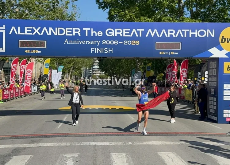 Θεσσαλονίκη: Ο Δημήτρης Λινάρδος ο μεγάλος νικητής του 20ου Διεθνούς Μαραθωνίου “Μέγας Αλέξανδρος”