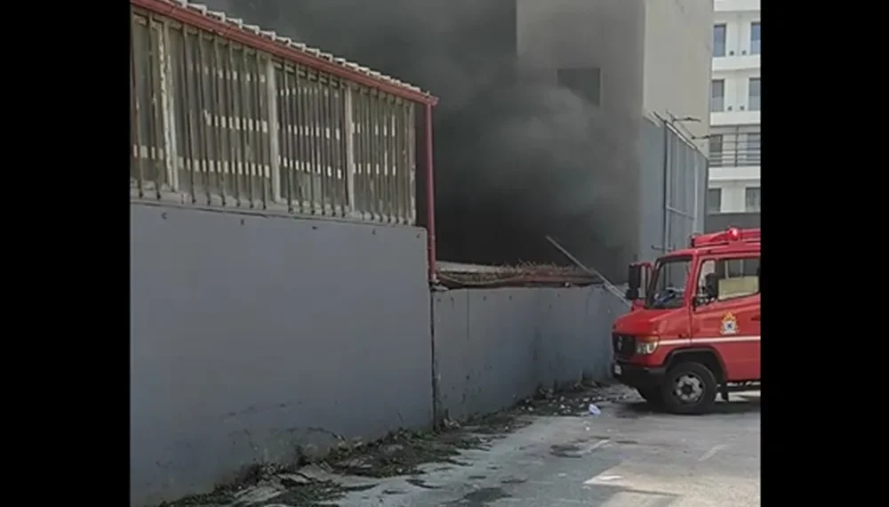 Δυτική Θεσσαλονίκη: Φωτιά σε χώρο δίπλα στην «Πύλη Αξιού» (Bίντεο)
