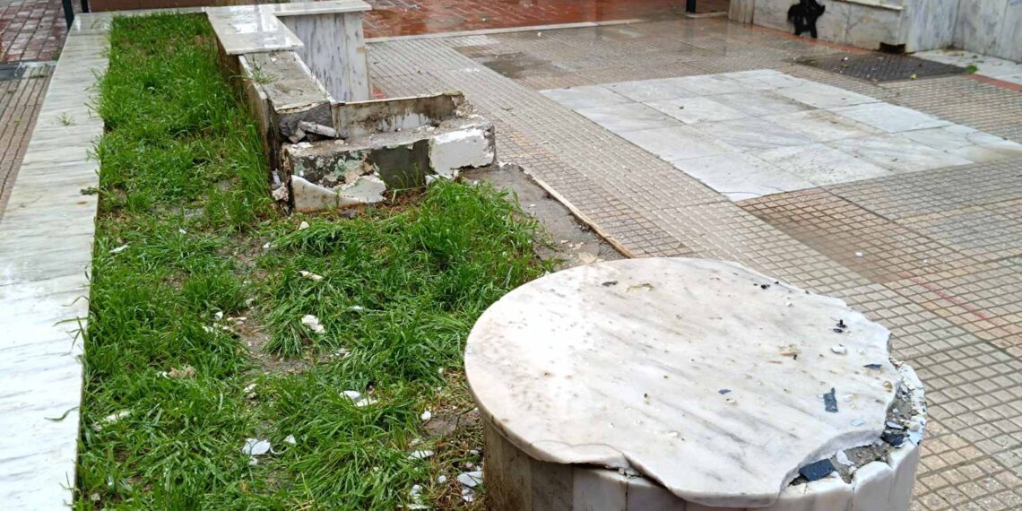 Βανδαλισμοί στον πεζόδρομο του Ελευθερίου – Κορδελιού